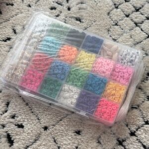 Clay beads bracelet set